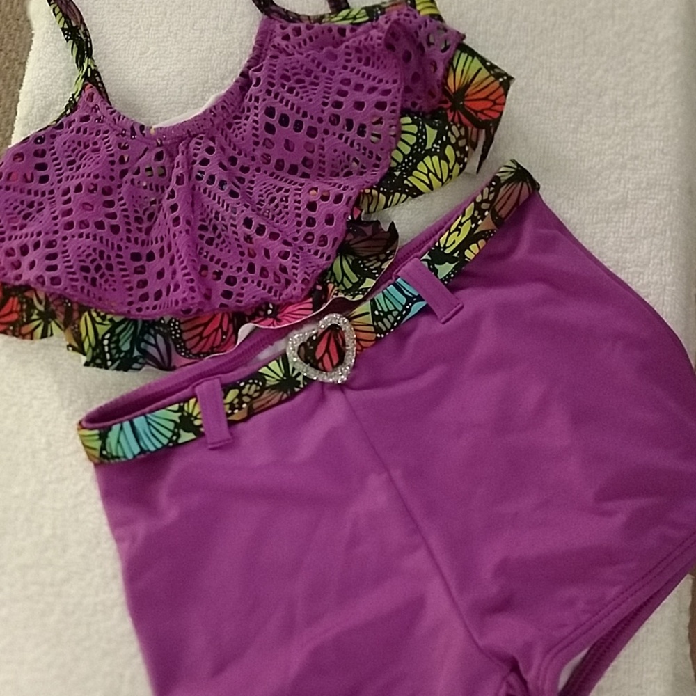 Little girls two-piece swimsuit